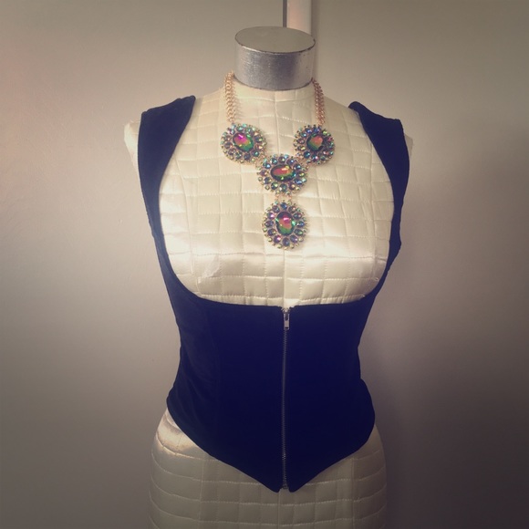 🇯🇵 Velvet underbust corset S - M - Picture 3 of 7